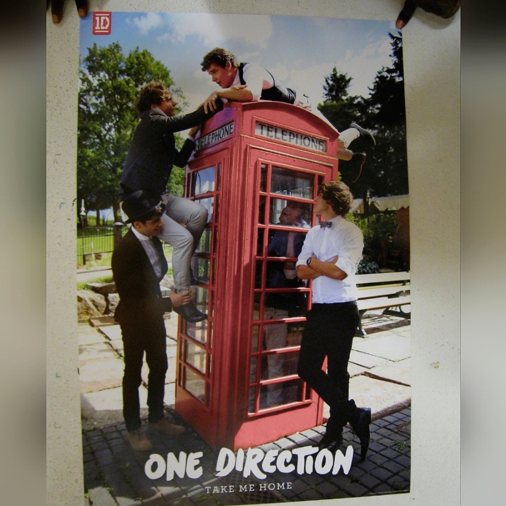 1D 'Take Me Home' Poster - Red Music Harry Styles Liam Payne Luis Nial Zayn